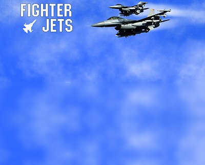 Fighter Jets title art and in-game imagery